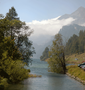 Switzerland Engadin Lake