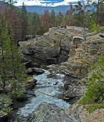 Adams Falls visitors view