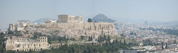 Acropolis site of the Parthenon