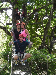 Baxters zip lining