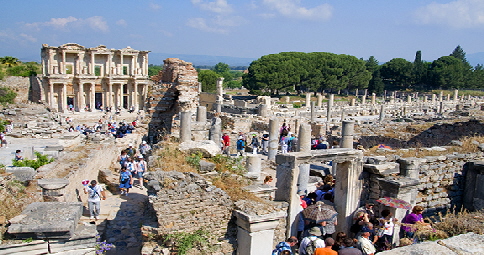 Walking through Ephesus