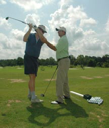 Larry at Golf Academy
