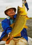 Larry Larsen with Golden Dorado