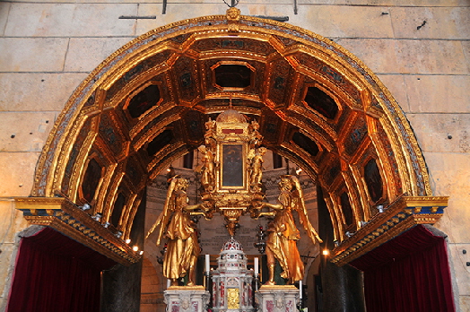 Beautiful church altar