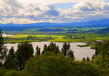 Lake Taupo scenic view Lake Taupo scenic view