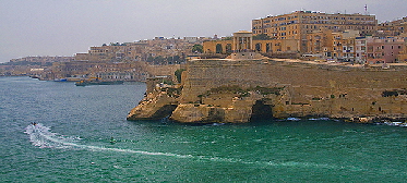 Entering Malta port