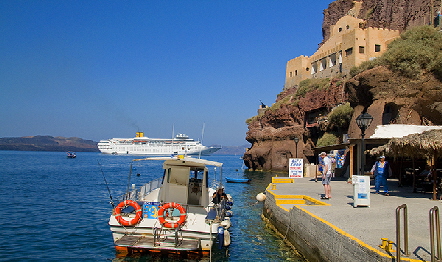 Popular cruise ship stop