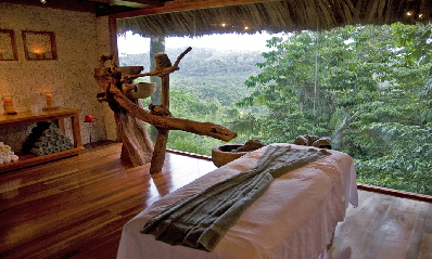 Machaca Hill Lodge treatment room