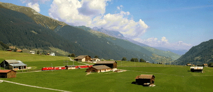 Glacier Express scenery