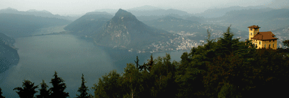 Lugano from Mt. Bre