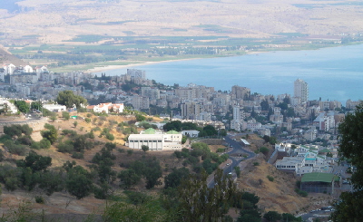 Tiberias from hill