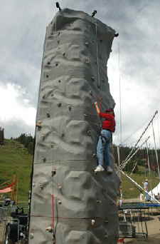 Rock climbing