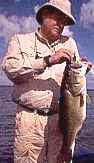 Larry Larsen with 13 pound Largemouth bass